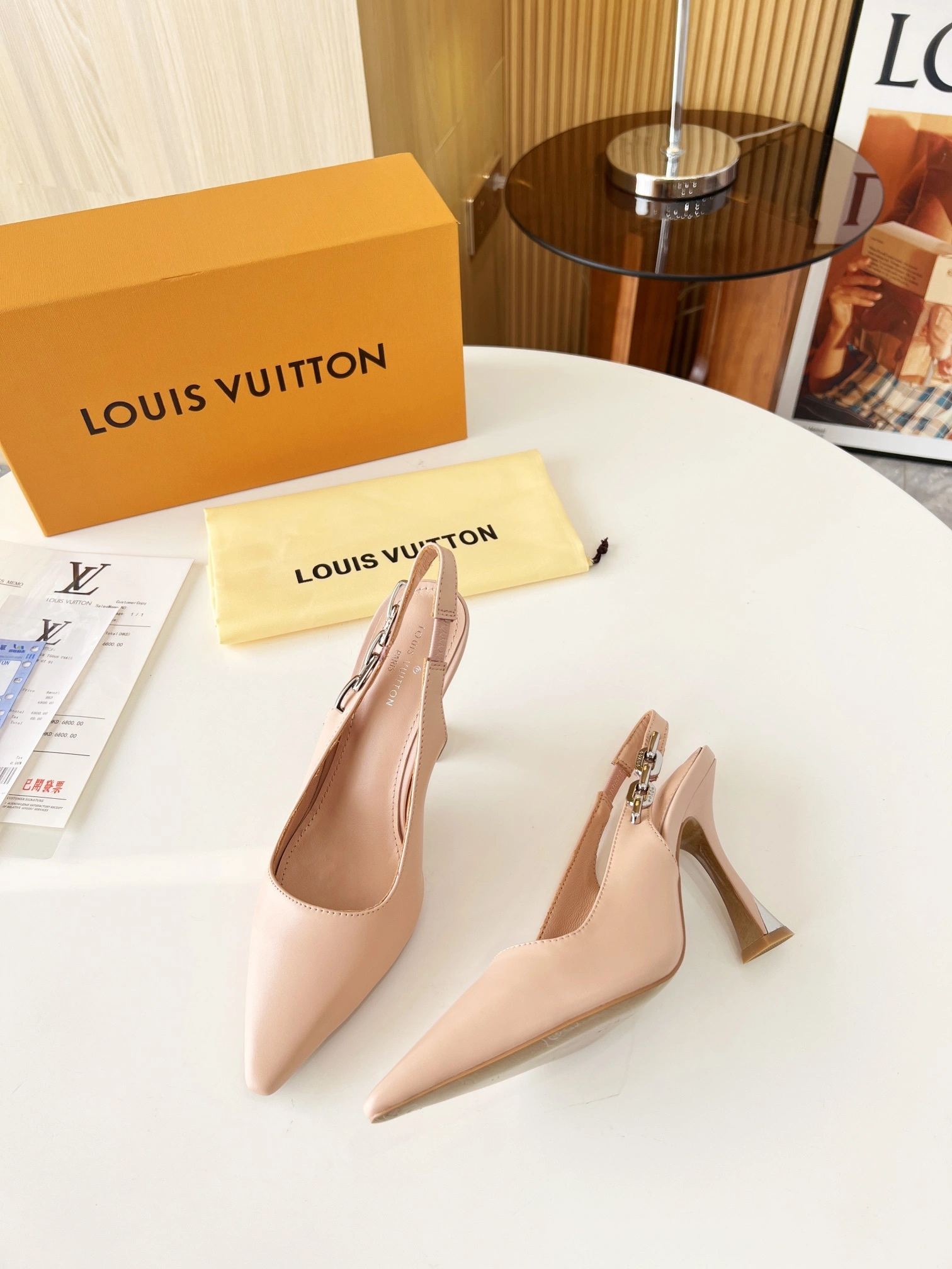 COCO-- 8V 1ABPJP Calfskin sheepskin Heel height：6.5CM item:E-X158C1802